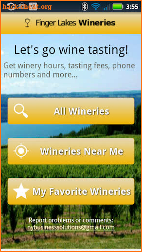 Finger Lakes Winery Locator screenshot