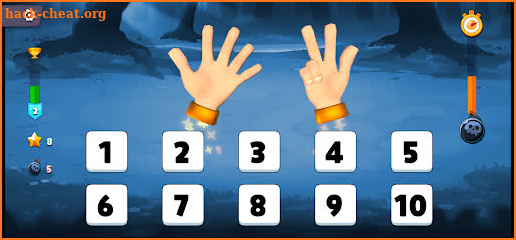 Finger Maths Trainer for Kids screenshot