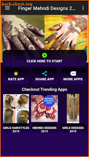 Finger Mehndi Designs 2019 (Offline) screenshot