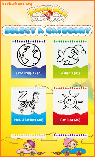 FingerPen 500+ coloring books for toddlers screenshot