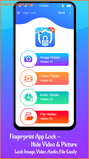 Fingerprint App Lock - Hide Video & Picture screenshot