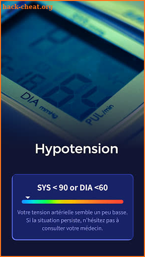 FingerPrint Blood Pressure tip screenshot