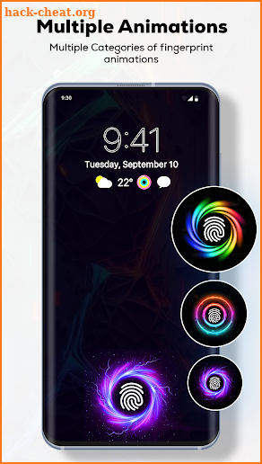 Fingerprint Live Animation App screenshot