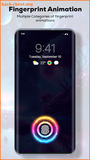 Fingerprint Live Animation App screenshot