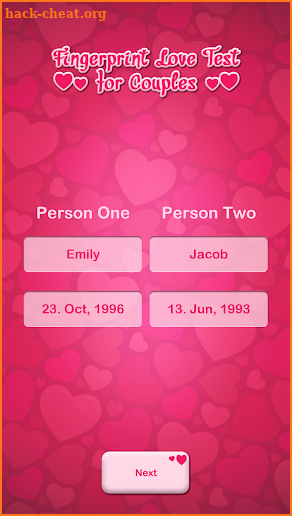 Fingerprint Love Test for Couples screenshot