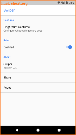 Fingerprint Swipes screenshot