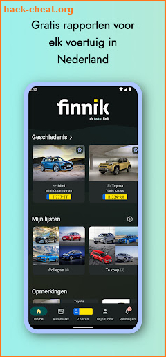 Finnik Kenteken Opzoeken screenshot