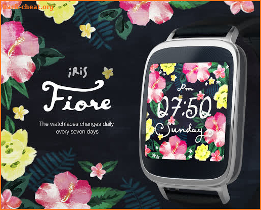 Fiore watchface by Iris screenshot