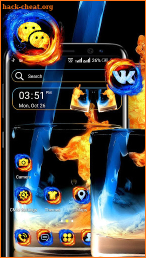 Fire & Ice Theme Launcher screenshot