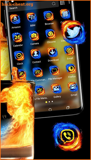 Fire & Ice Theme Launcher screenshot