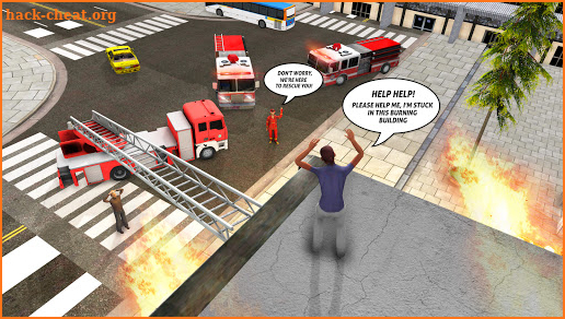 Fire Engine City Rescue: Firefighter Truck Games screenshot