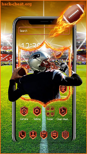 Fire Football  Rugby Theme screenshot