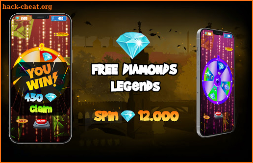 Fire Legends Arena Diamonds Wheel screenshot