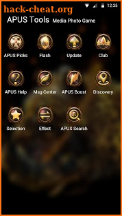 Fire Leopard Wolf--APUS Launcher fashion theme screenshot