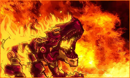 Fire Tyrannosaurus - Dino Robot screenshot