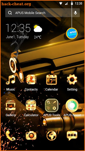 Firearms APUS Launcher theme screenshot