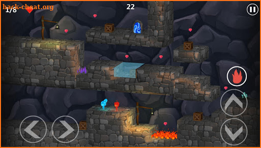 Fireboy And Icegirl Adventure 3D screenshot