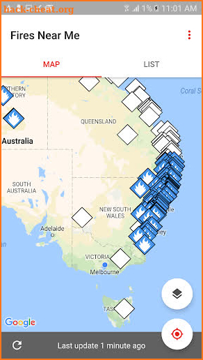 Fires Near Me Australia screenshot