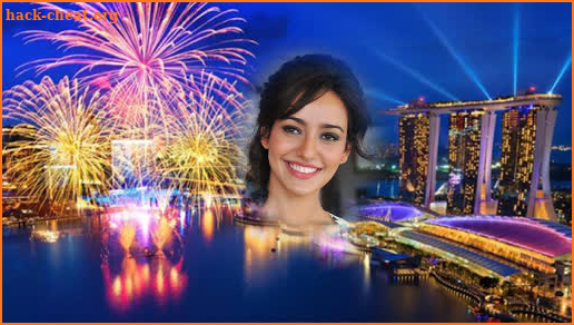 Firework photo frames costume montage editor screenshot