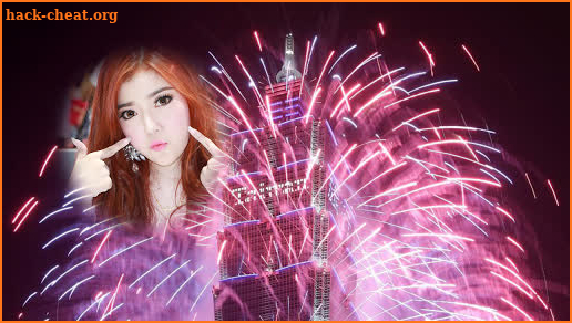 Firework photo frames costume montage editor screenshot