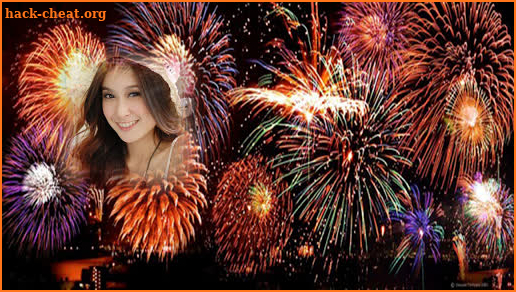 Firework photo frames costume montage editor screenshot