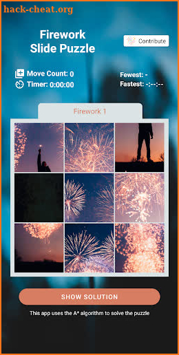 Firework Slide Puzzle screenshot