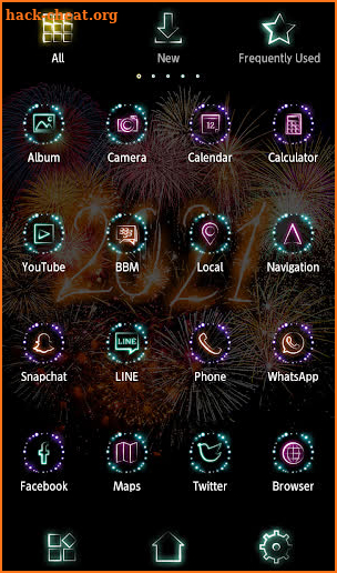 Fireworks Wallpaper Happy New Year 2021 Theme screenshot