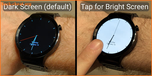 First - a Calendar Watchface screenshot