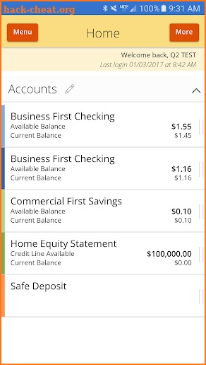 First Financial Bank - Mobile screenshot