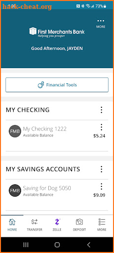 First Merchants Mobile App screenshot