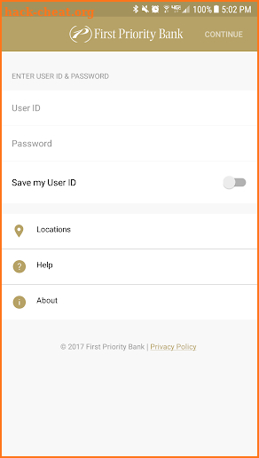 First Priority Mobile Banking screenshot