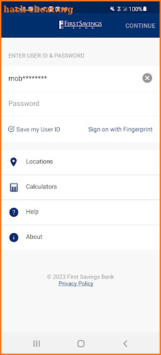 First Savings Bank Personal screenshot