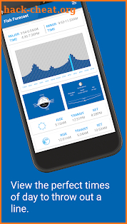 Fish Finder Solunar Forecast - Best Fishing Times screenshot