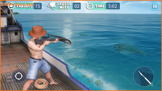 Fish Hunting Game 2020: Deep Sea Shark Shooting screenshot