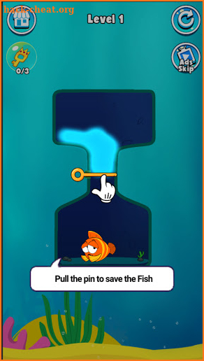 Fish Rescue - Pull Pin Puzzle screenshot