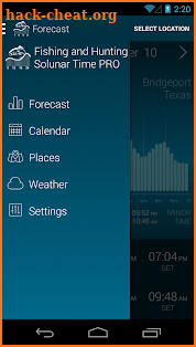 Fishing & Hunting Solunar Time screenshot