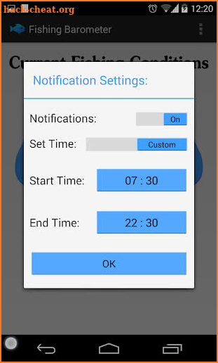 Fishing Barometer screenshot