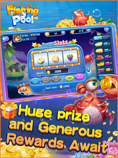 Fishing Pool-Free Slots,Fishing Saga screenshot