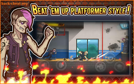 Fist of Rage: 2D Battle Platformer screenshot