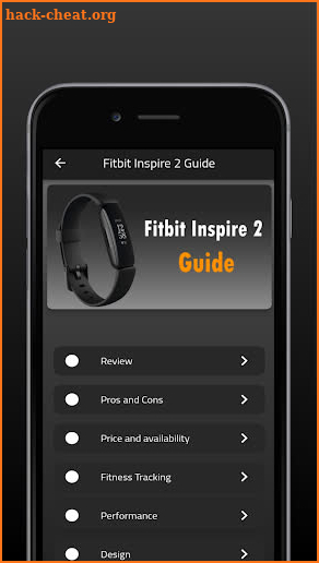 Fitbit Inspire 2 Guide screenshot