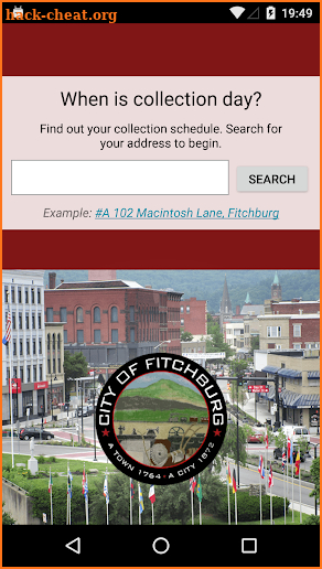 Fitchburg Trash & Recycle Tool screenshot