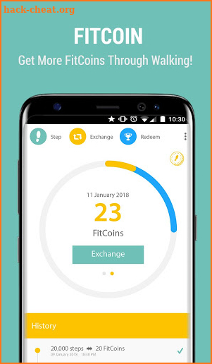 FitCoin screenshot