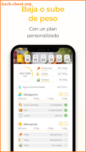 FITIA - Nutrición Inteligente. Baja de Peso Fácil screenshot