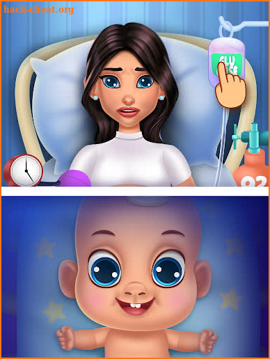 Fitness celebrity baby born - maternity hospital screenshot