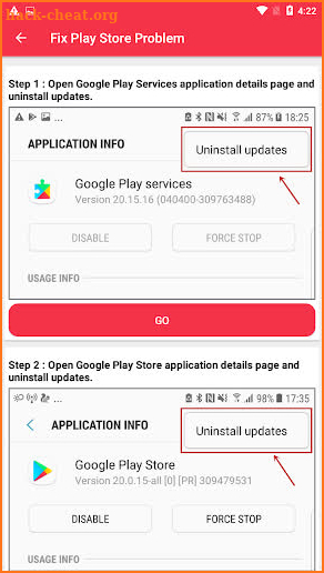 Fix Play Store Problem screenshot