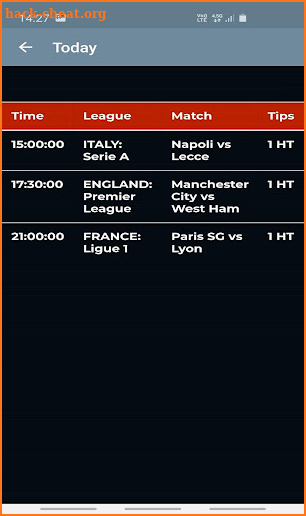 fixed matches ht ft tips screenshot