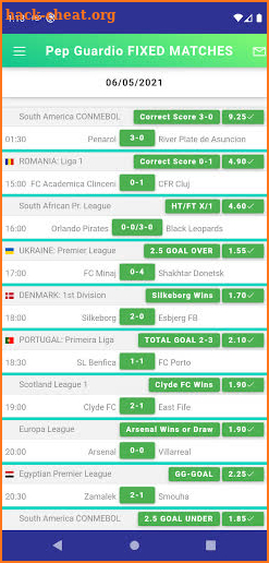 FIXED MATCHES | PEP GUARDIO screenshot