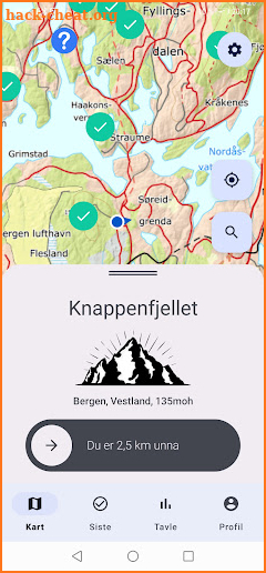 Fjelltoppjakten screenshot