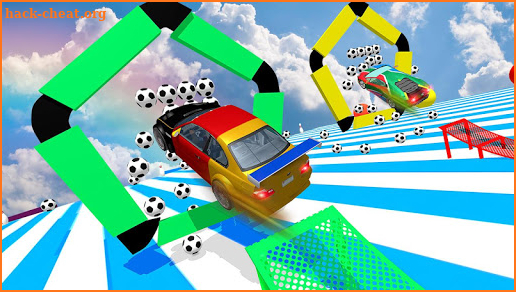 Flag Car Stunt Master Free Superhero Game screenshot