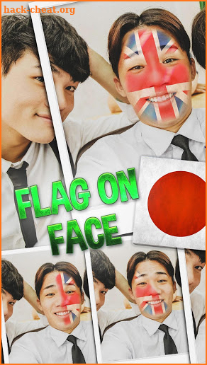 Flag Face - Flags Of The World Photo Editor screenshot